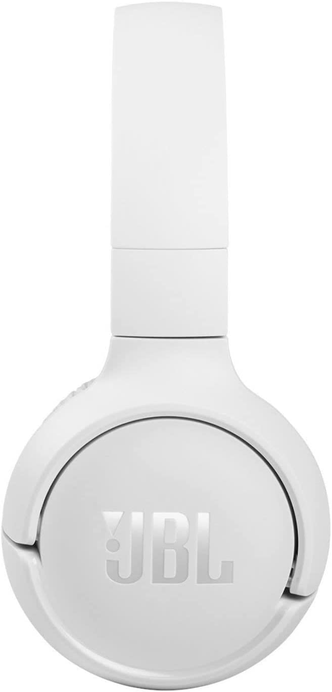 JBL Tune 510BT: Wireless On-Ear Headphones with Purebass Sound - White