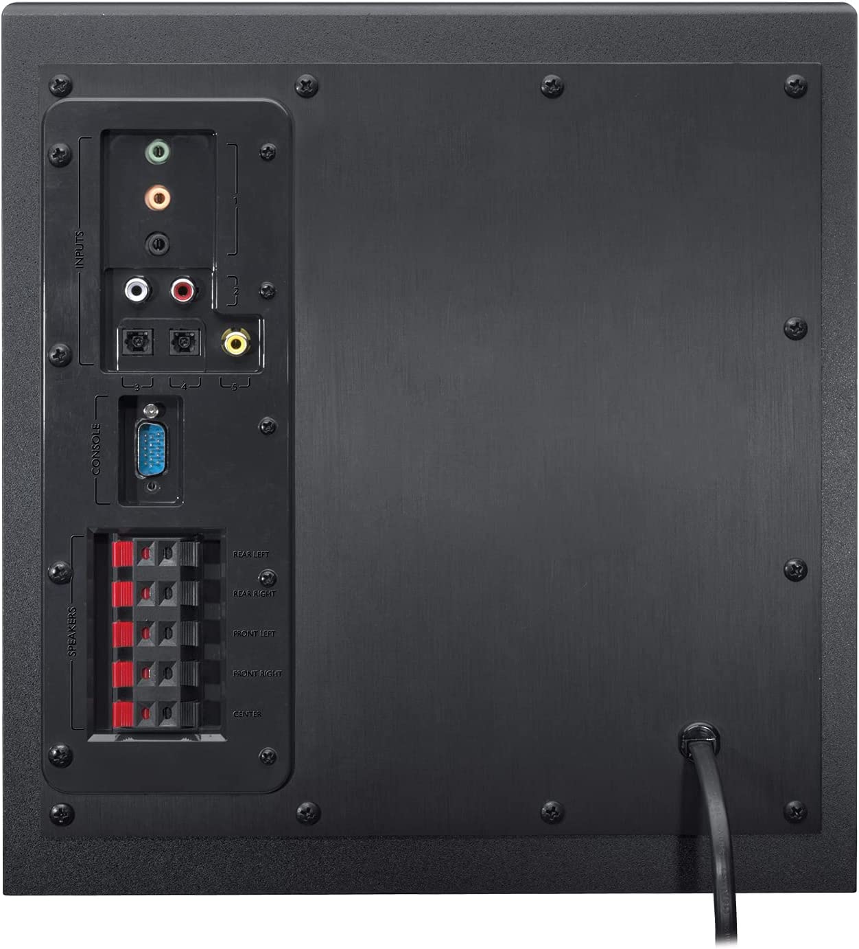 Logitech Z906 5.1 Surround Sound Speaker System - THX， Dolby Digital and DTS Digital Certified - Black