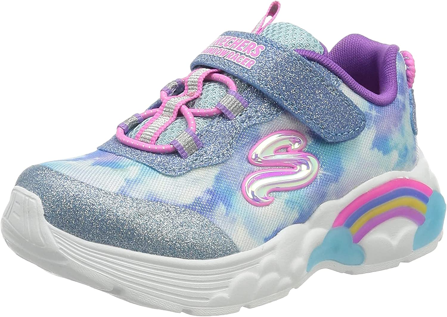 Skechers Unisex-Child Rainbow Racer Sneaker