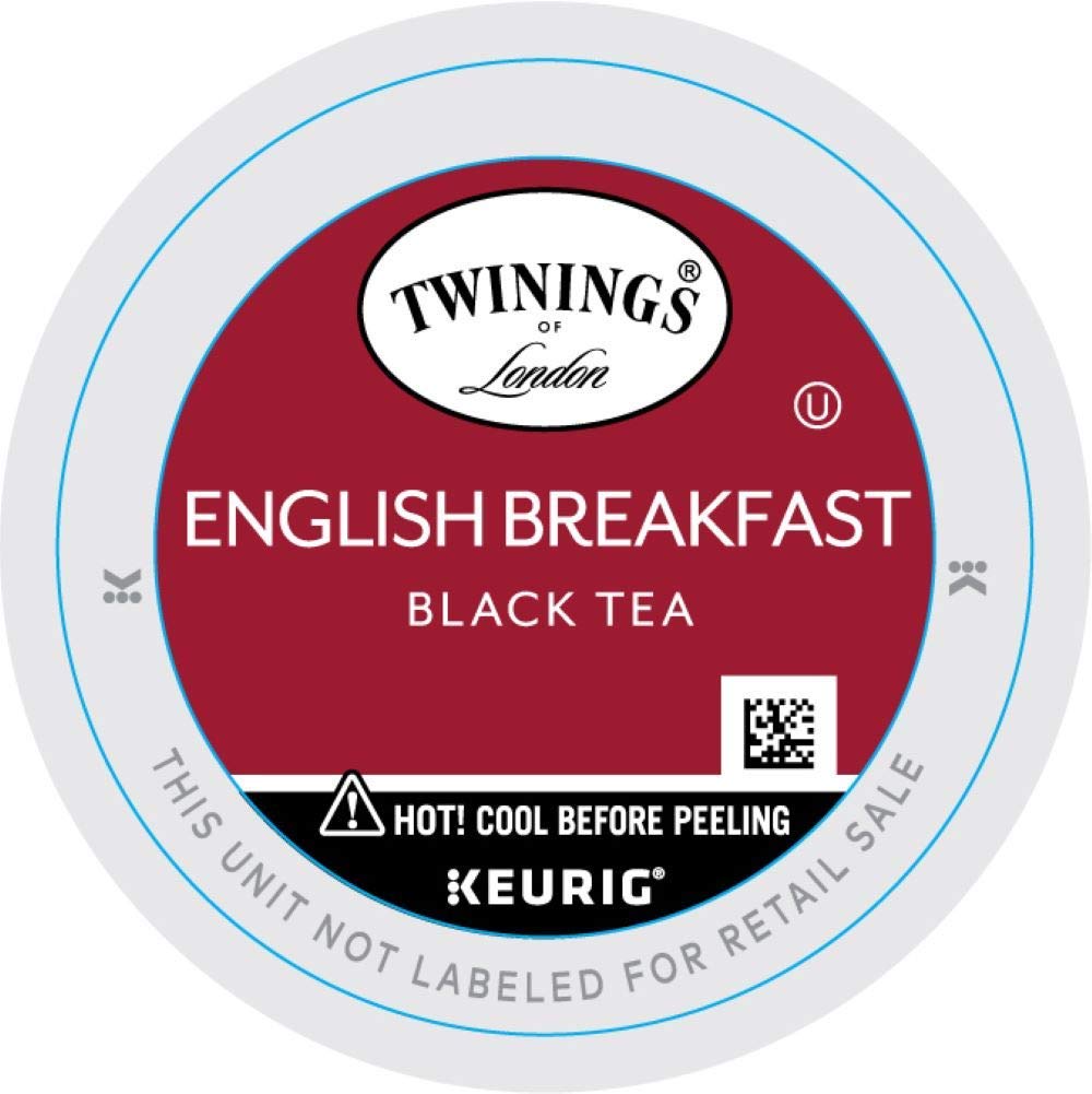 Twinings Irish Breakfast Tea K-Cup Pods for Keurig, Caffeinated Black Tea, Robust, Strong, Bold Flavour, 24 Count (Pack of 1)