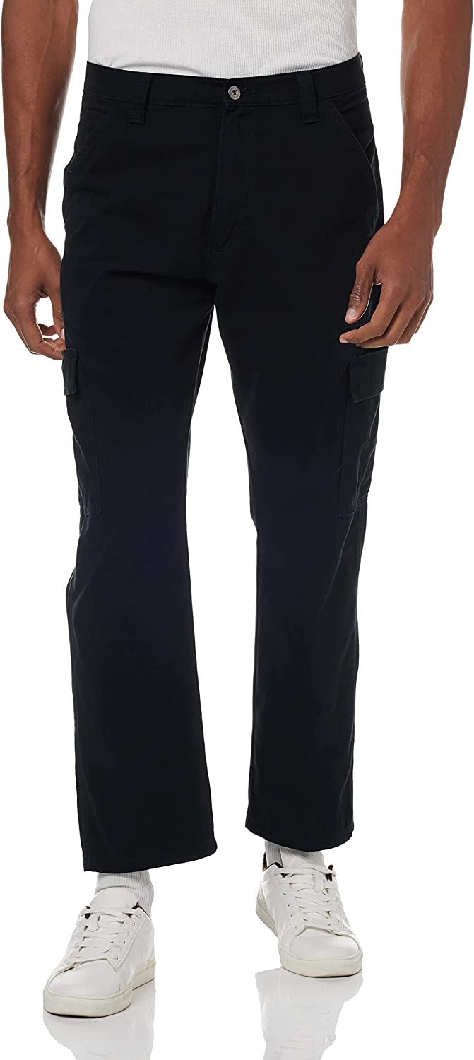 Wrangler Authentics Men's Twill Relaxed Fit Cargo Pant
