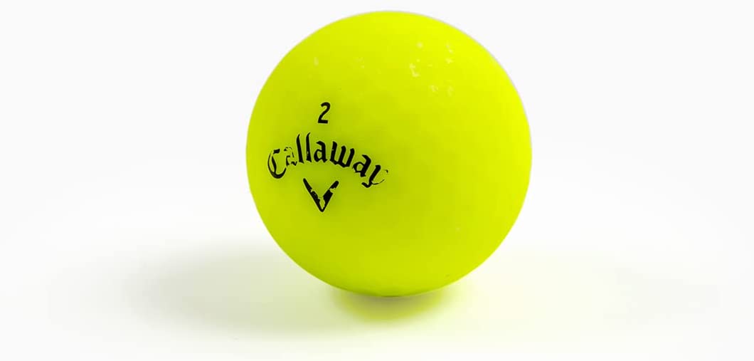 Clean Green Golf Balls Recycled Used Colored Golf Balls for Callaway Golf Balls Yellow - Good Condition Used Golf Balls - Great Golf Balls for Women and Yellow Golf Balls for Men - Bulk Golf Balls