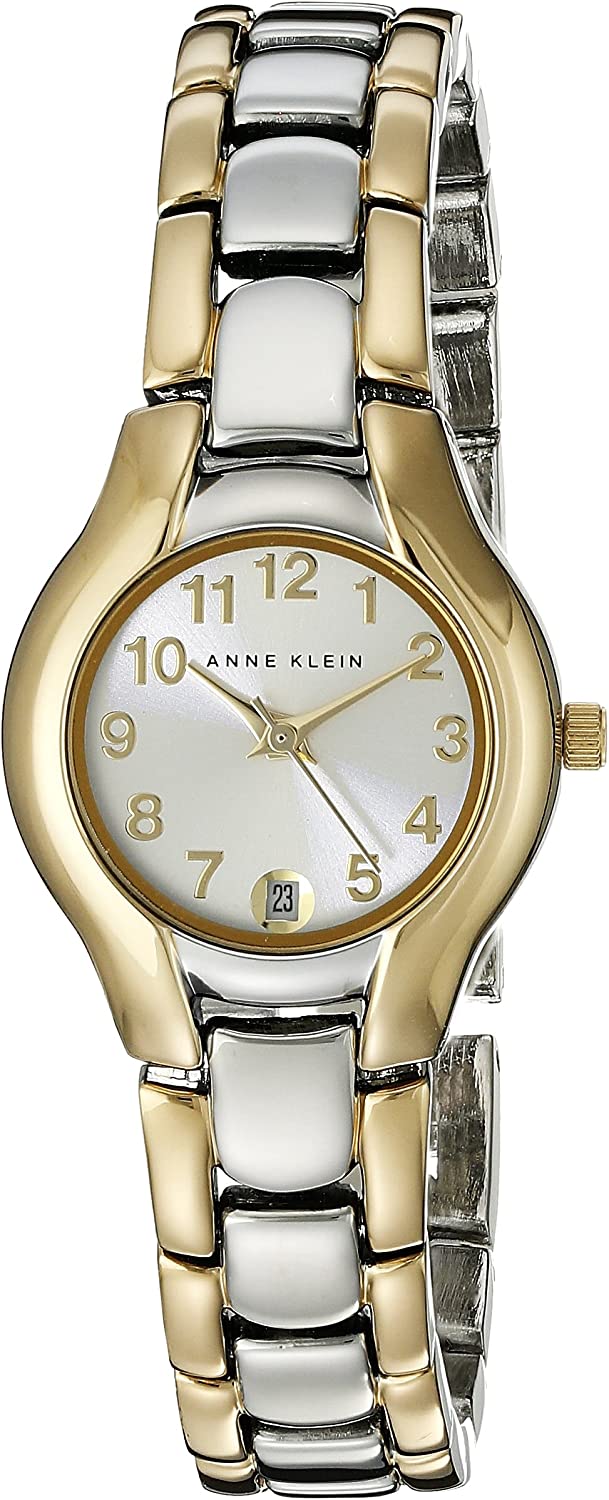 Anne Klein Women's 10-6777SVTT Two-Tone Dress Watch with an Easy to Read Dial