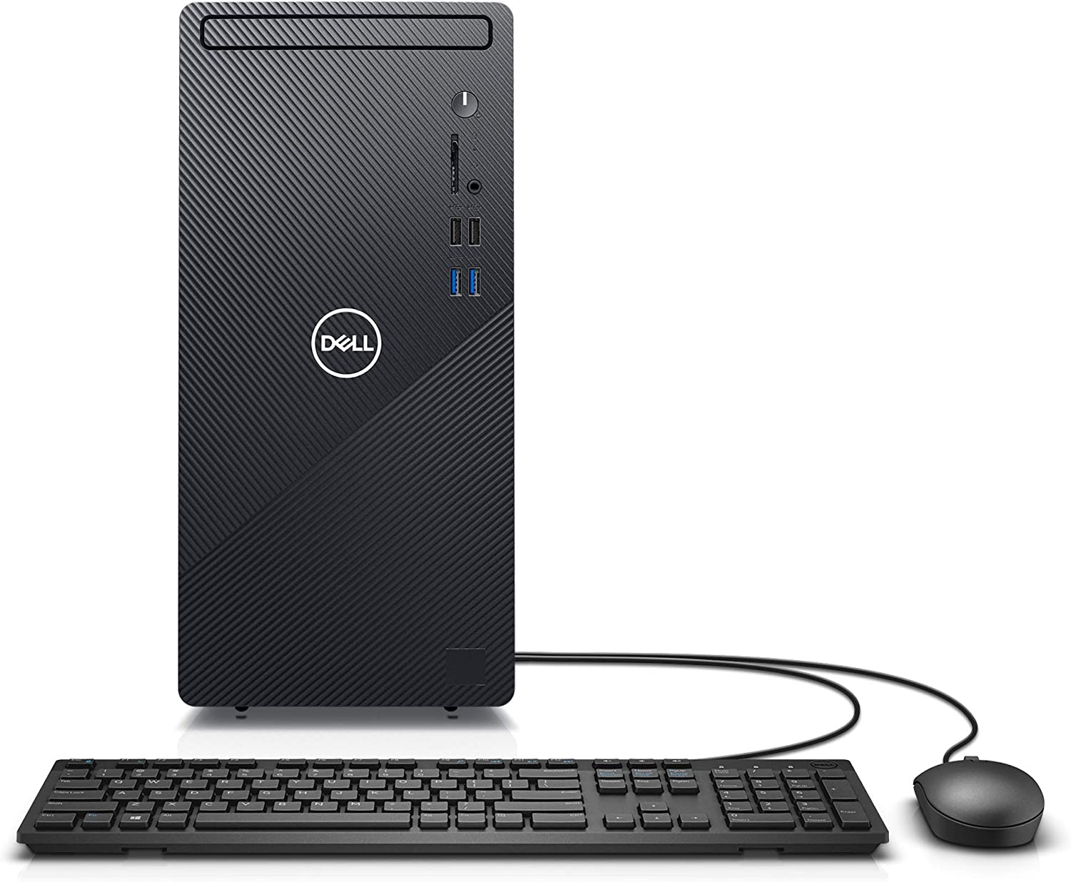 Dell Inspiron 3880 Desktop Computer - Intel Core i5 10th Gen, 12GB Memory, 512GB Solid State Drive, Windows 10 Pro, 2 Year On-Site - Black