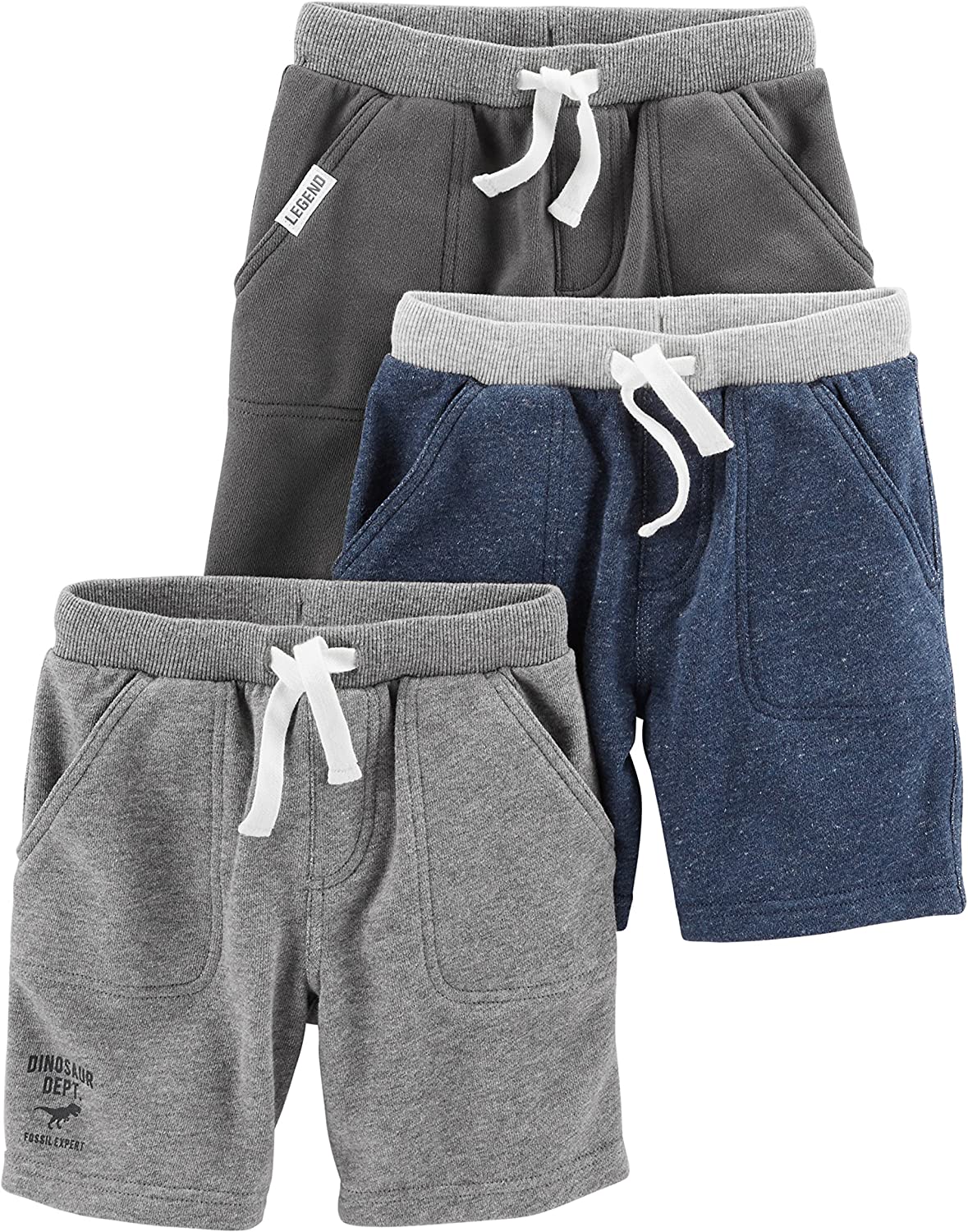 Simple Joys by Carter's Babies, Toddlers, and Boys' Knit Shorts, Multipacks