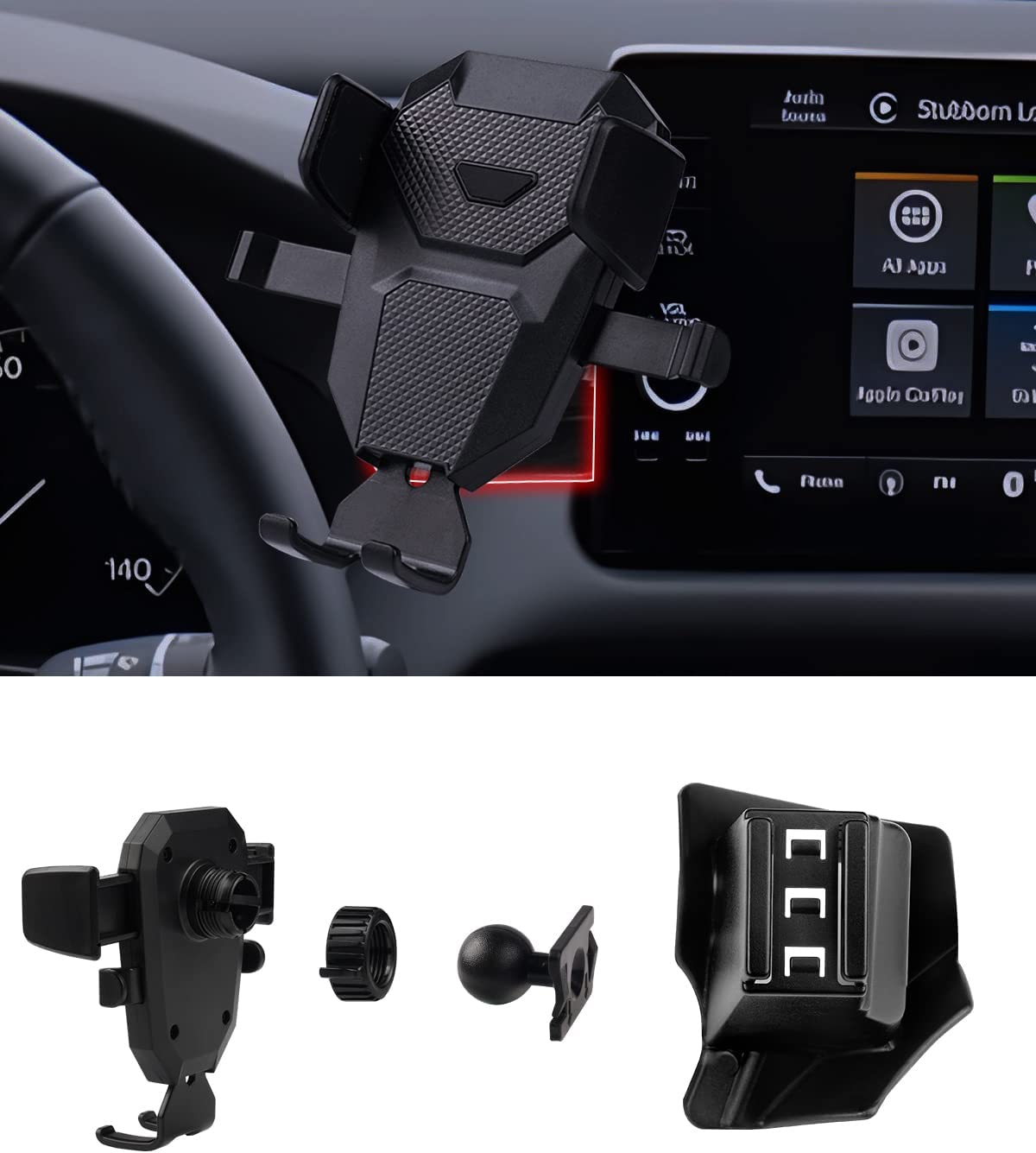 Karltys Compatible with Cell Phone Holder Honda HR-V 2023 HRV Car Mobile Phone Holder Dashboard Air Vent Mount for iPhone All iOS Android Phone Fully Adjustable Stand