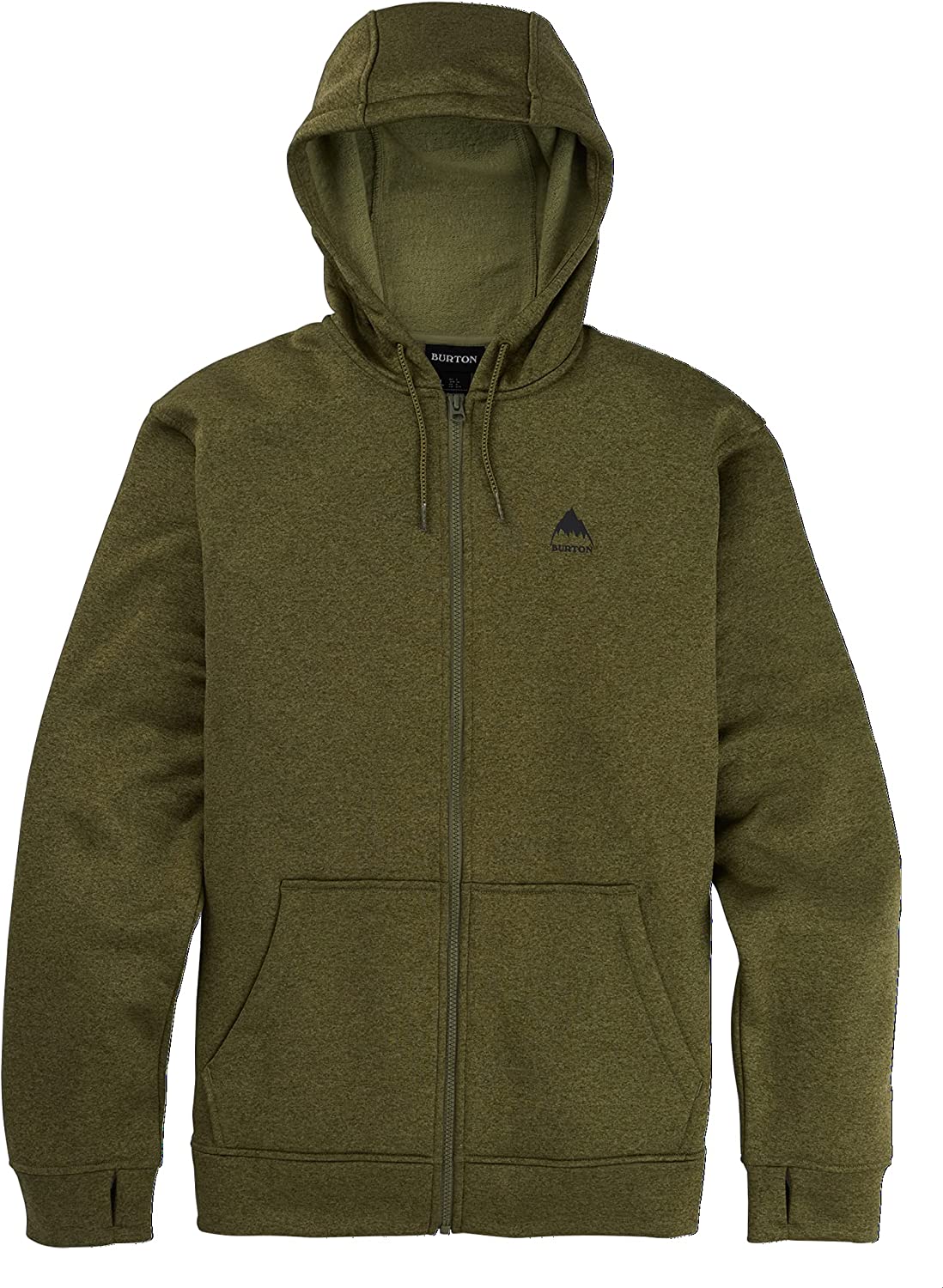 Burton Men's Oak Full-Zip Hoodie Sweatshirt