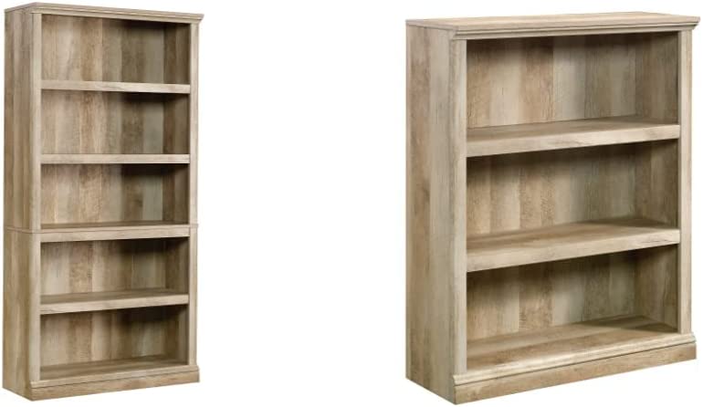 Sauder Select Collection 5-Shelf Bookcase， Washington Cherry finish