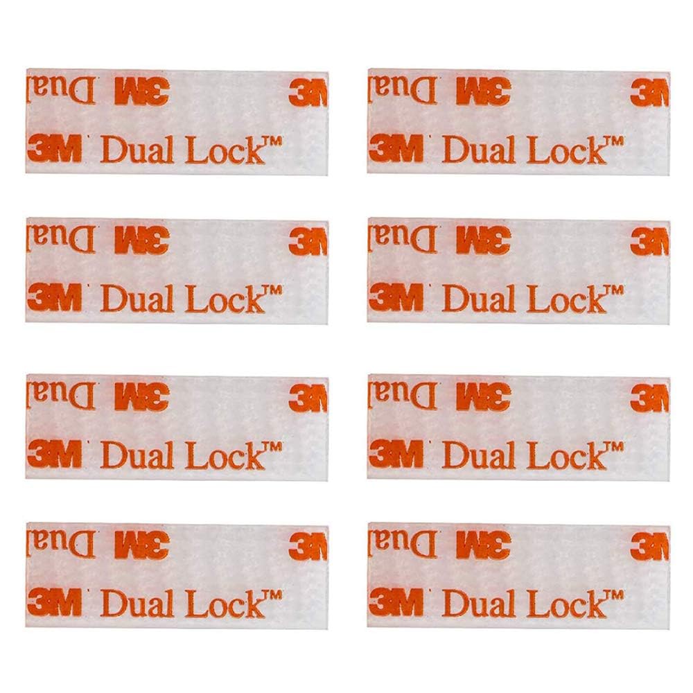 EZ Pass/IPass/IZoom Toll Tag Mounting Kit - 8 Pcs (4 Sets) Reclosable Fastener Dual Lock Tape Strips