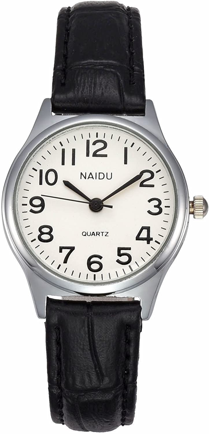 MANIFO Women’s Classical Arabic Numerals Analog Quartz Wrist Watch, 3 ATM Water Resistant