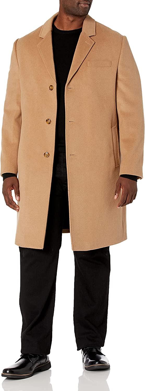 LONDON FOG mens Signature Wool Blend Top Coat