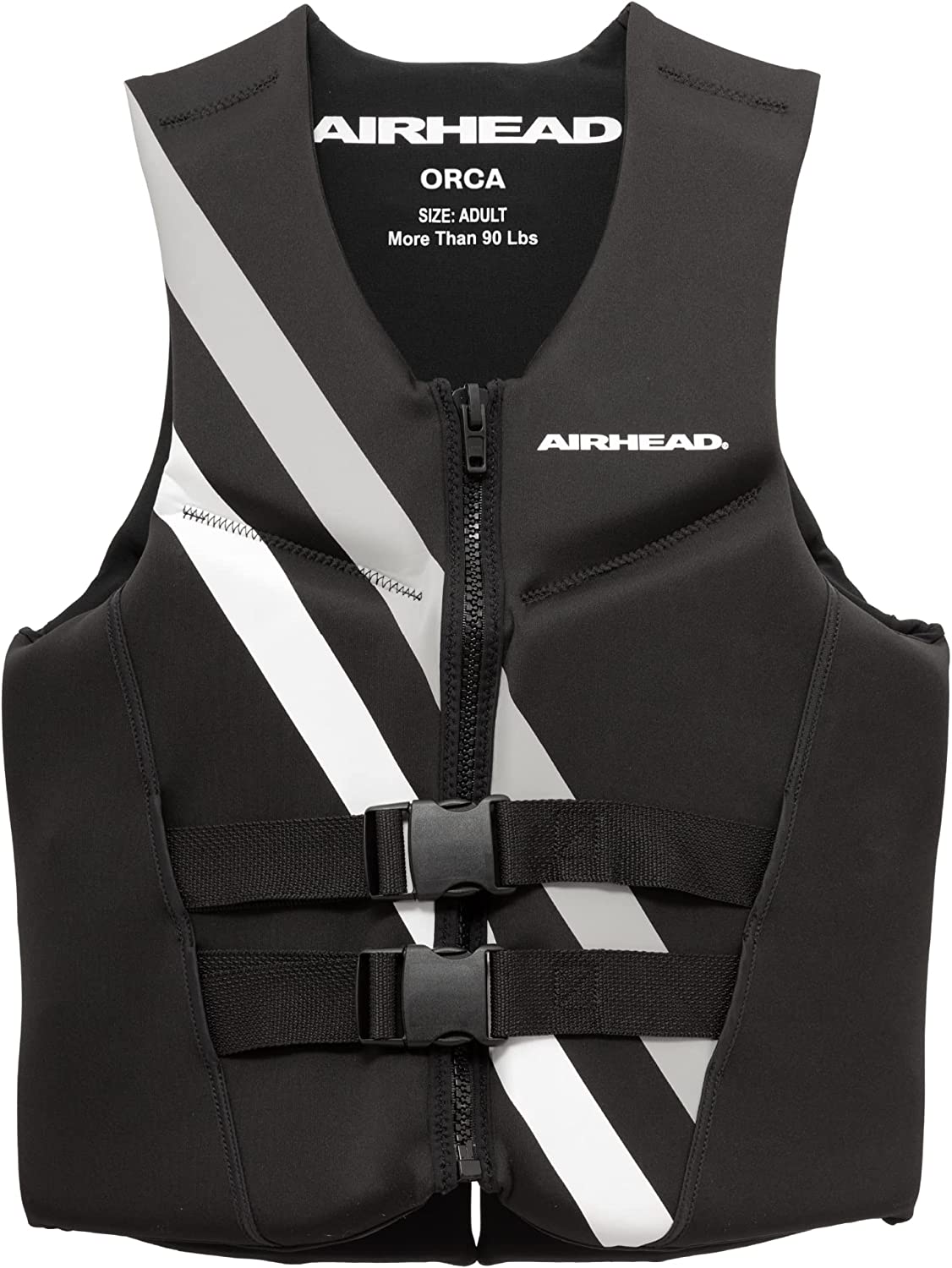 Airhead Orca Life Jacket | PFD Made of Soft Kwik-Dry Neolite Material | Child, Youth and Adult Sizes Available