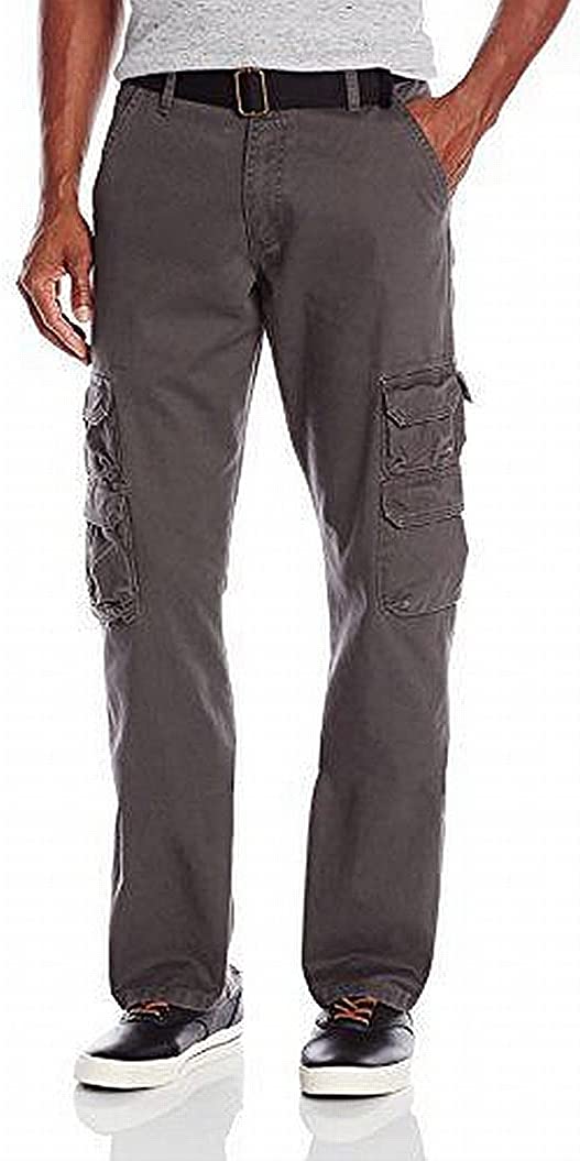 Wrangler Authentics Men's Premium Relaxed Fit Straight Leg Cargo Pant