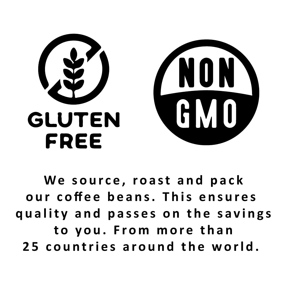 Victor Allen's Coffee Variety Pack, Light-Dark Roasts, 96 Count, Single Serve Coffee Pods for Keurig K-Cup Brewers