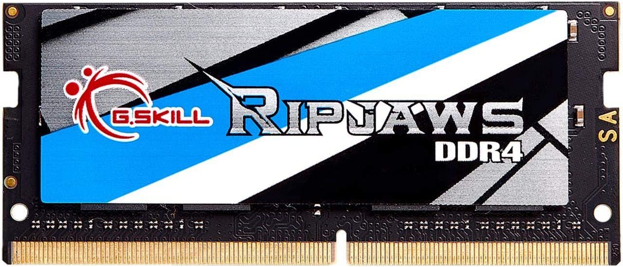 G.Skill RipJaws SO-DIMM Series 16GB (1 x 16GB) 260-Pin (PC4-25600) DDR4 3200 CL22-22-22-52 1.20V SO-DIMM Memory Model F4-3200C22S-16GRS
