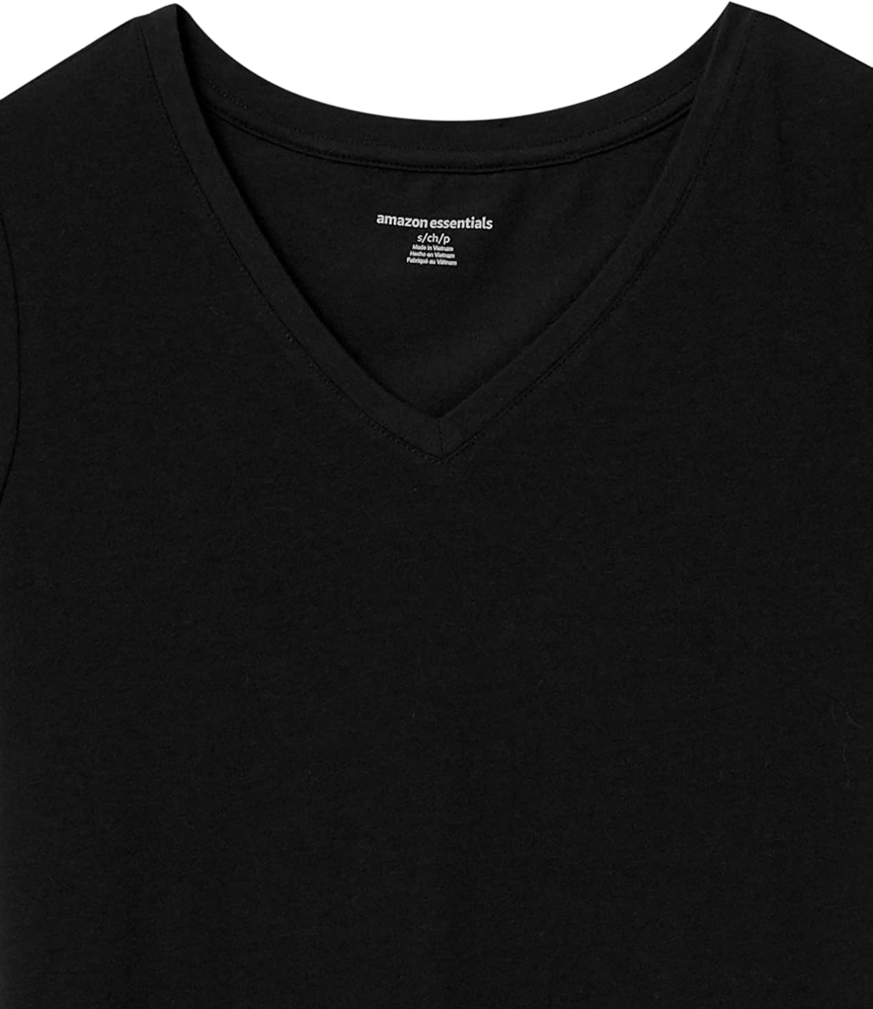 Amazon Essentials Women&#39;s Classic-Fit Short-Sleeve V-Neck T-Shirt， Multipacks