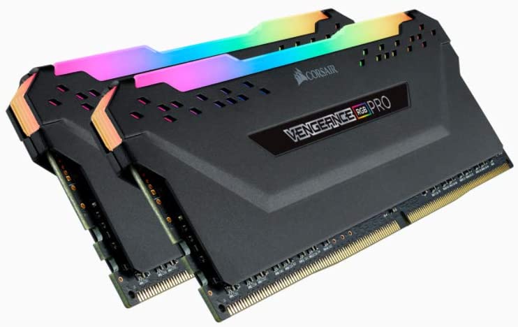 Corsair Vengeance RGB Pro 32GB (2x16GB) DDR4 3200 (PC4-25600) C16 Desktop memory – Black
