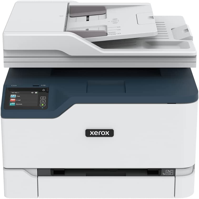 Xerox C235/DNI Color Multifunction Printer, Print/Scan/Copy/Fax, Laser, Wireless, All in One