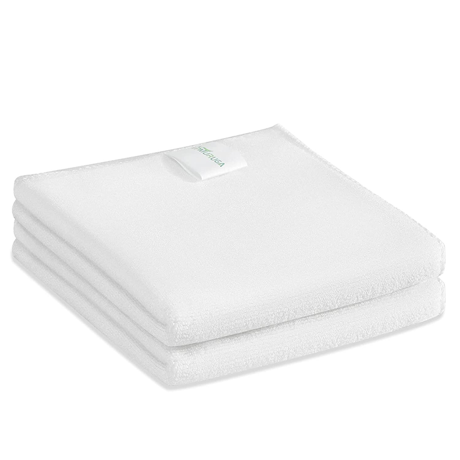 Hot Microfiber Face Cloth Facial warm towel|Soft washcloths for face Makeup Remover-Eraser|Absorbent face towel for skincare|Fast Drying Face wash cloth|Multi-Purpose facial cleansing Cloth,white,2pcs