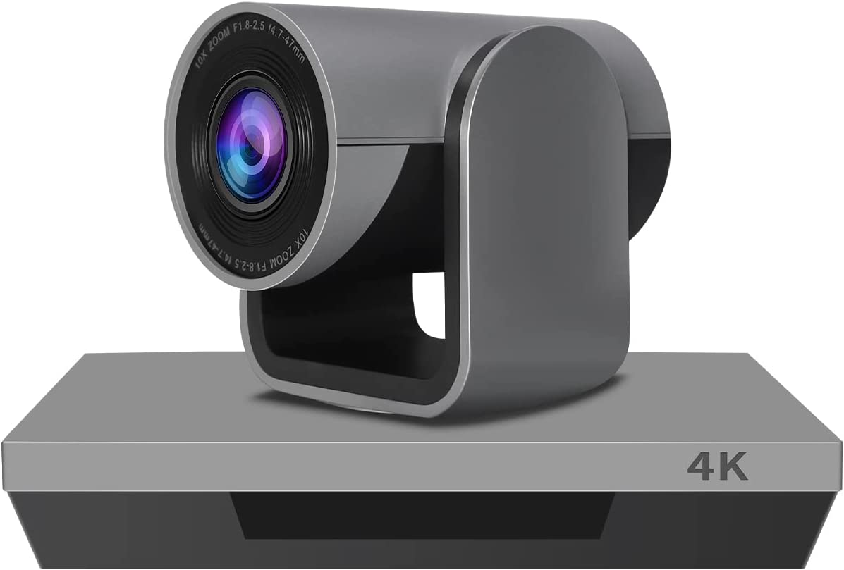 SZOOMSY PTZ Camera 4K USB 3X Optical Zoom Wide-Angle Webcam with AI auto-Tracking for Video Conference Camera System Live Streaming,Skype,Zoom Meeting, Church Services,vMix OBS