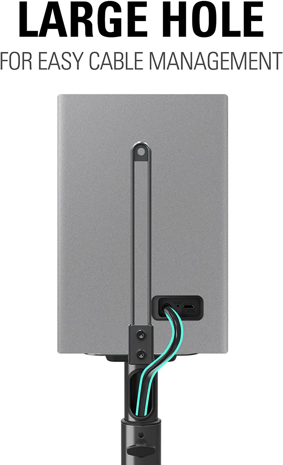 Mounting Dream Speaker Stands Height Adjustable for Satellite &amp; Small Bookshelf Speakers， Set of 2 Floor Stand Mount for Bose Polk JBL Sony Yamaha and Others - 11LBS Capacity MD5402