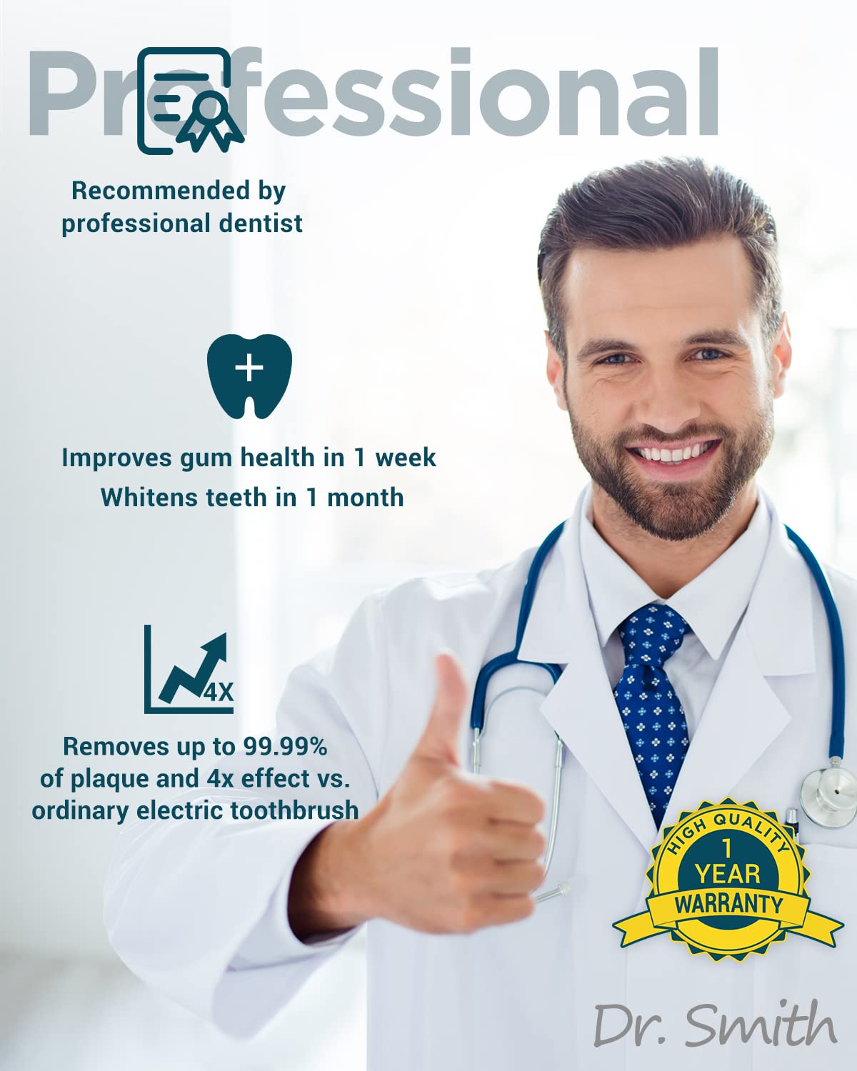 PHYLIAN PRO Sonic Electric Toothbrush for Adults - Rechargeable Power Electronic Toothbrushes with 8 Brush Heads,Wireless Fast Charging 3 Hours Use 60 Days,5 Modes and Travel Case,H15 Pink