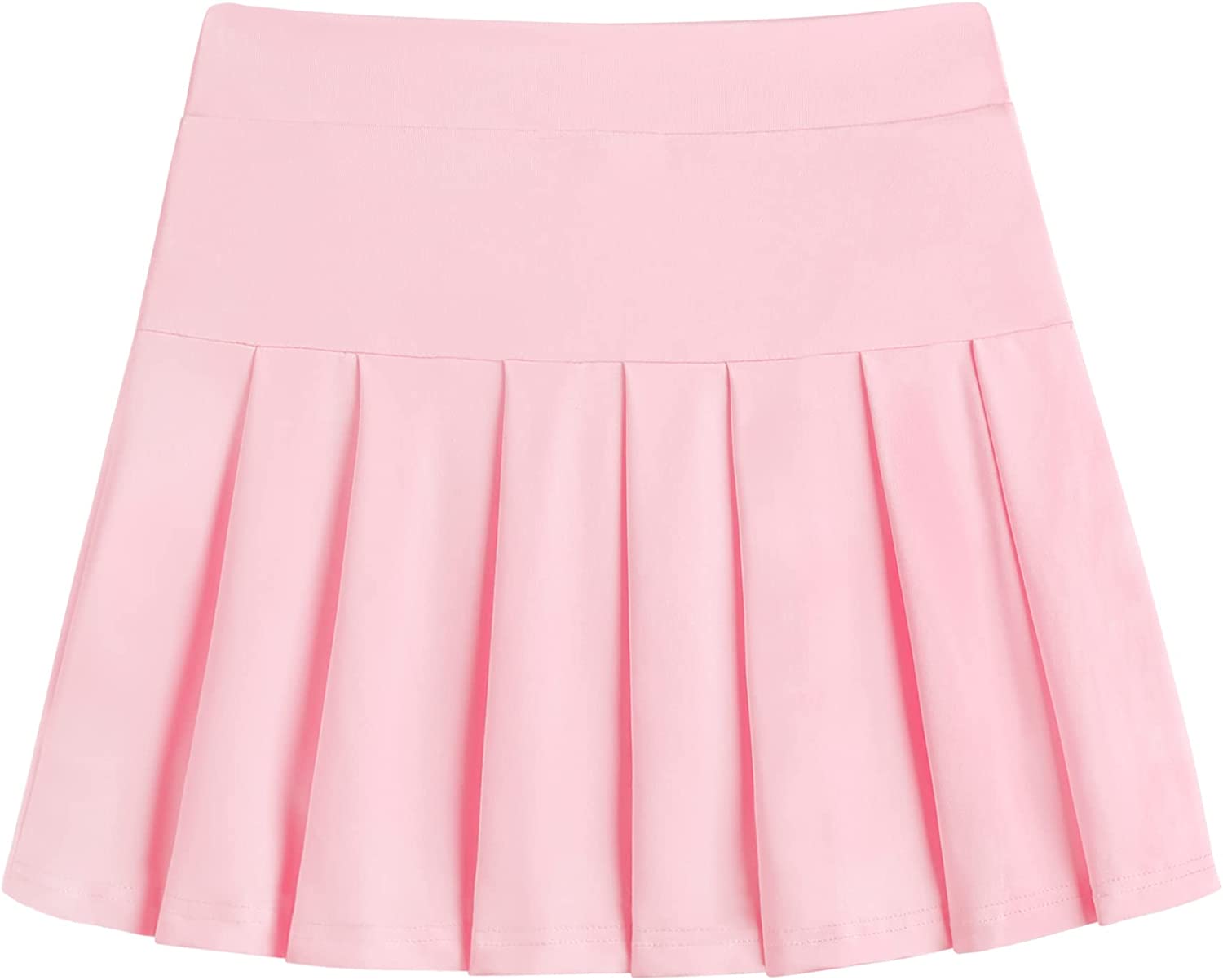 Arshiner Girl's Tennis Skirts with Shorts Athletic Pleated Skirt Workout Performance Skorts with Pockets for Kids 4-13Y