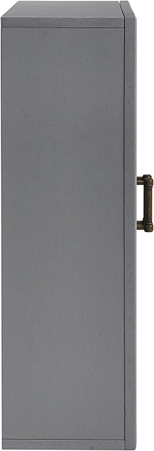 Crosley Furniture Tara Bathroom Wall Cabinet， Vintage Gray