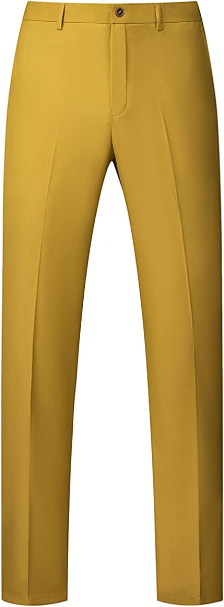 KUDORO Mens Suits Slim Fit 2 Piece Formal Two Button Single Breasted Tuxedo for Men Wedding Casual Business Jacket Pants