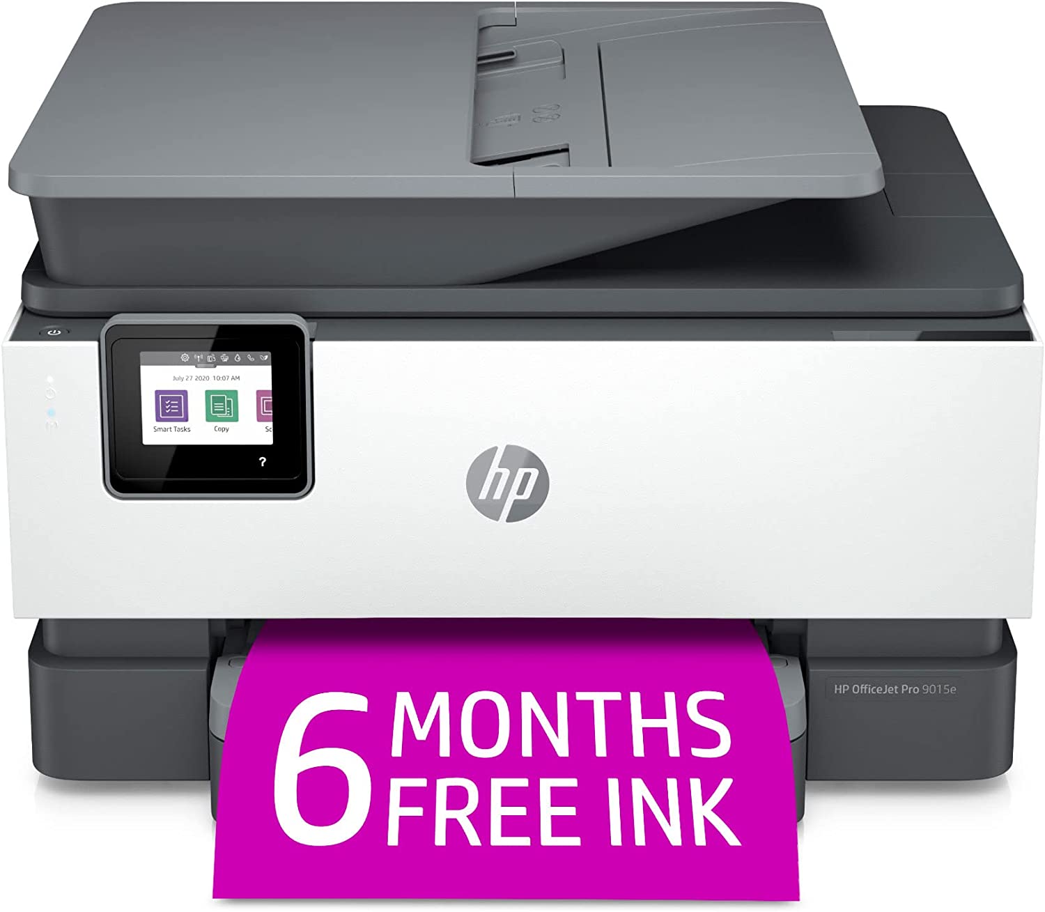 HP OfficeJet Pro 9015e Wireless Color All-in-One Printer with bonus 6 months Instant ink with HP+ (1G5L3A)