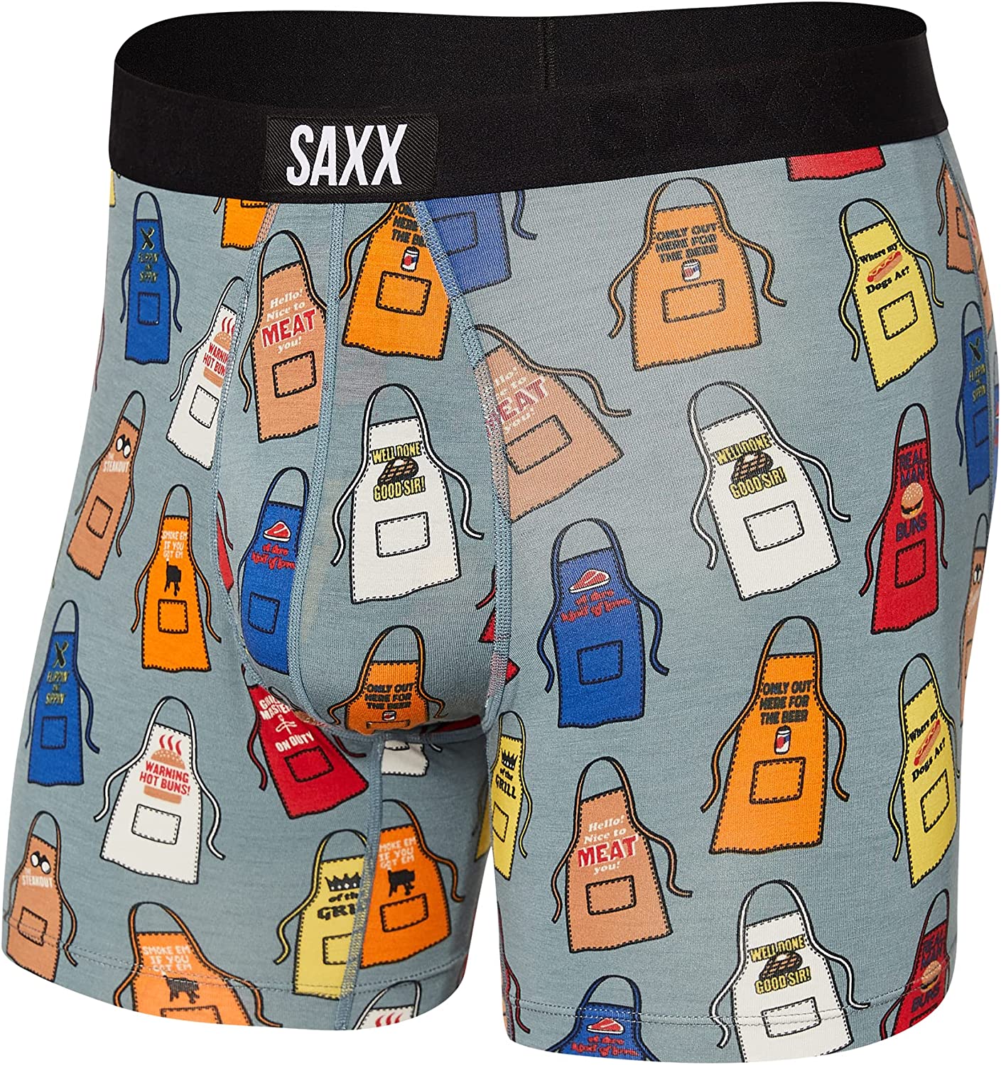 SAXX Men’s Underwear – Vibe Super Soft Boxer Briefs with Built-in Pouch Support, Underwear for Men, Spring